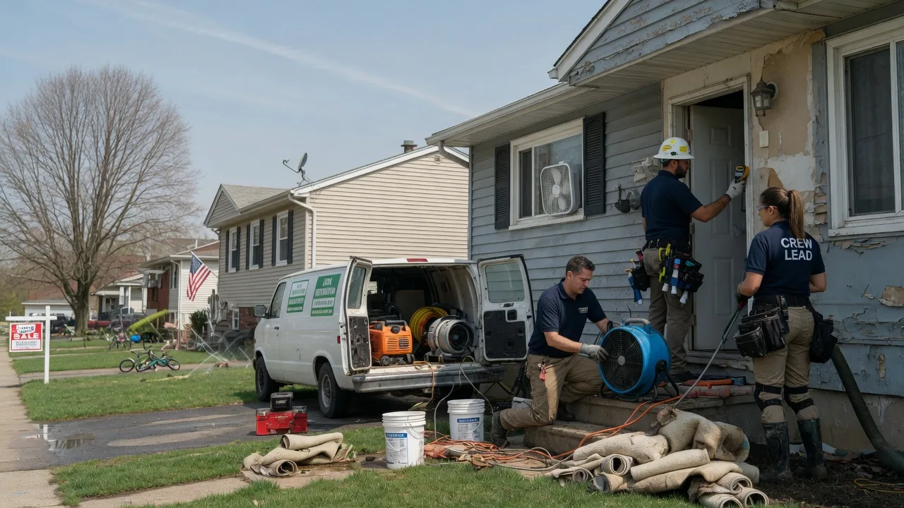 Flood Cleanup in Palos Park, IL near me